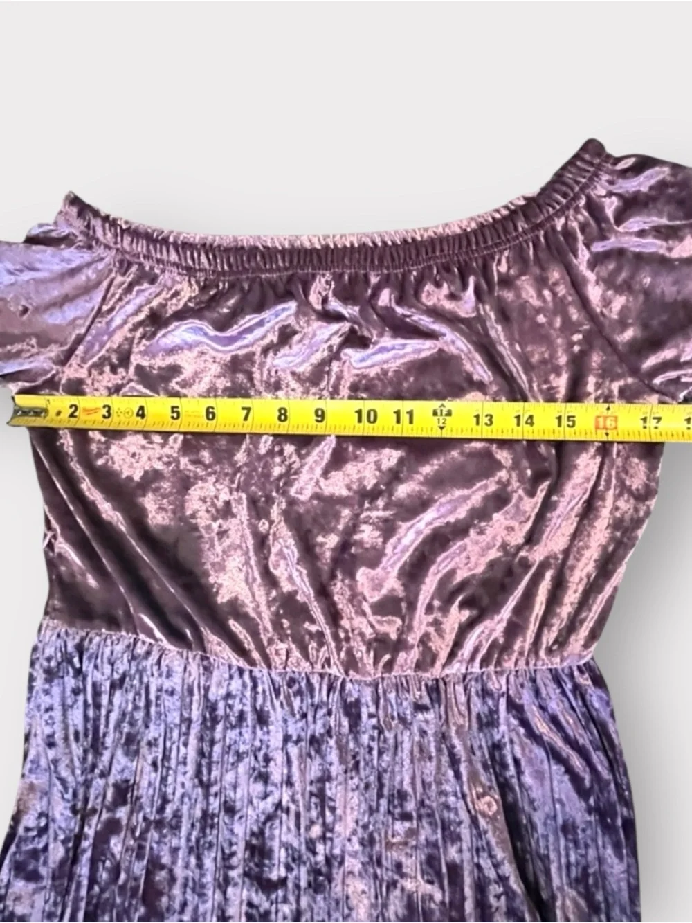 Off-Shoulder Midi Dress Lilac Purple | Suggested Fit L/XL Cocktail Crush Velvet